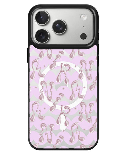 iPhone Rearguard MagSwap - Pink Chrome Monogram 2.0