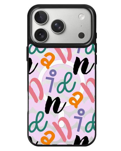 iPhone Rearguard MagSwap - Playful Monogram 3.0