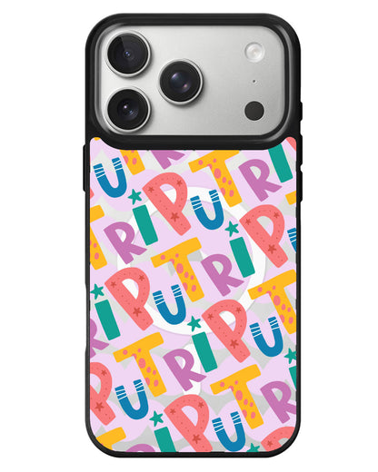 iPhone Rearguard MagSwap - Playful Monogram 4.0