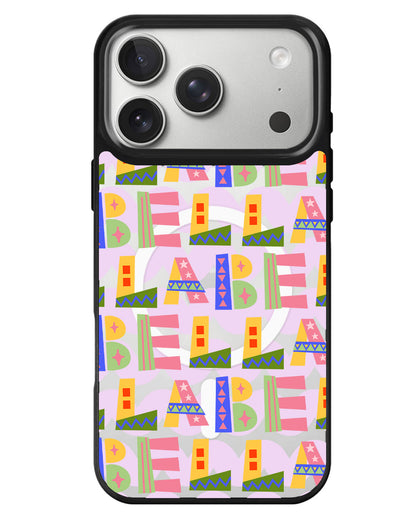 iPhone Rearguard MagSwap - Playful Monogram 5.0