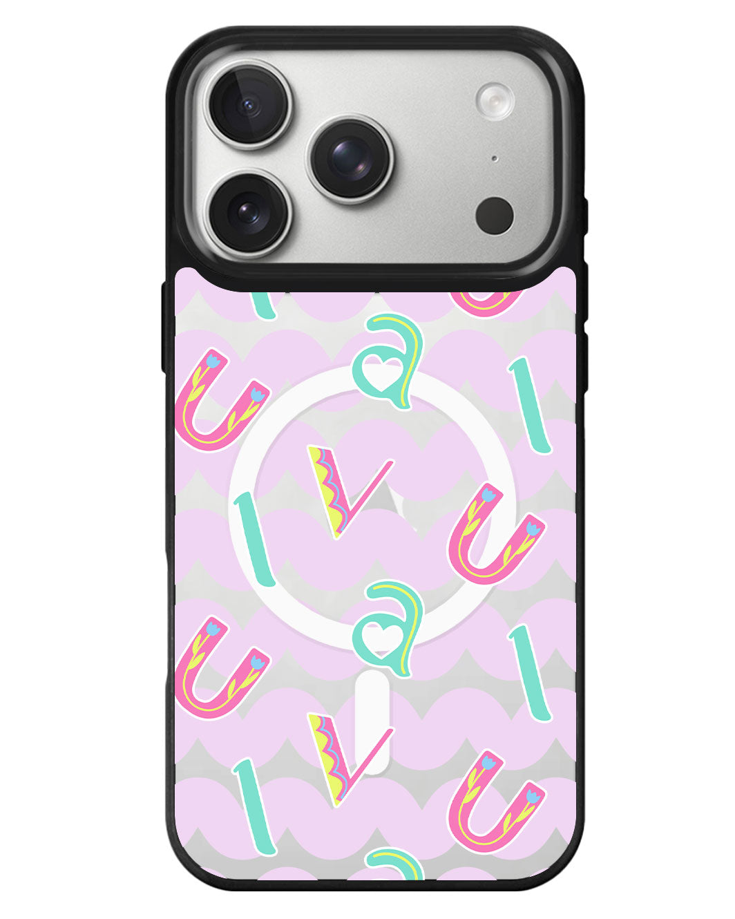 iPhone Rearguard MagSwap - Playful Monogram 6.0