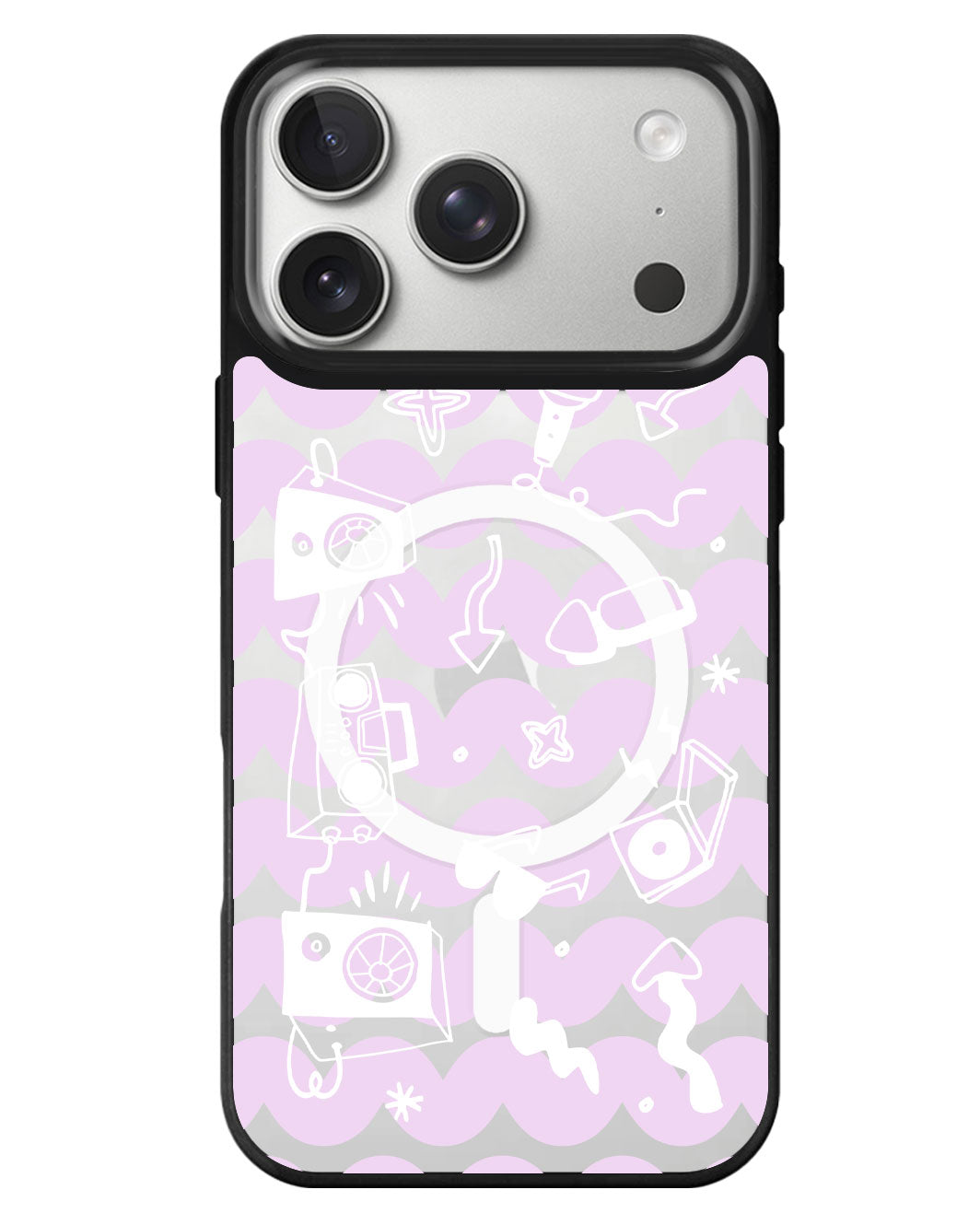 iPhone Rearguard MagSwap - Rock N Roll White