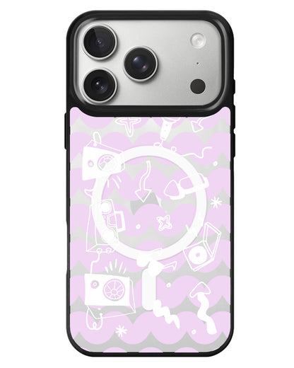 iPhone Rearguard MagSwap - Rock N Roll White