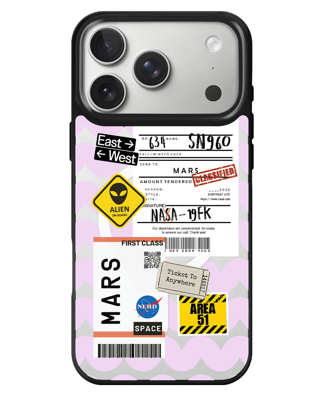 iPhone Rearguard MagSwap - Ticket To Mars