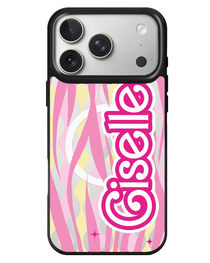 iPhone Rearguard MagSwap - Barbie Zebra Pattern
