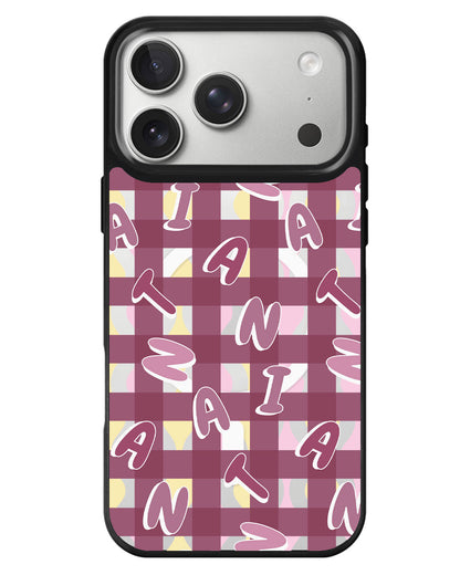 iPhone Rearguard MagSwap - Checkered Monogram 2.0