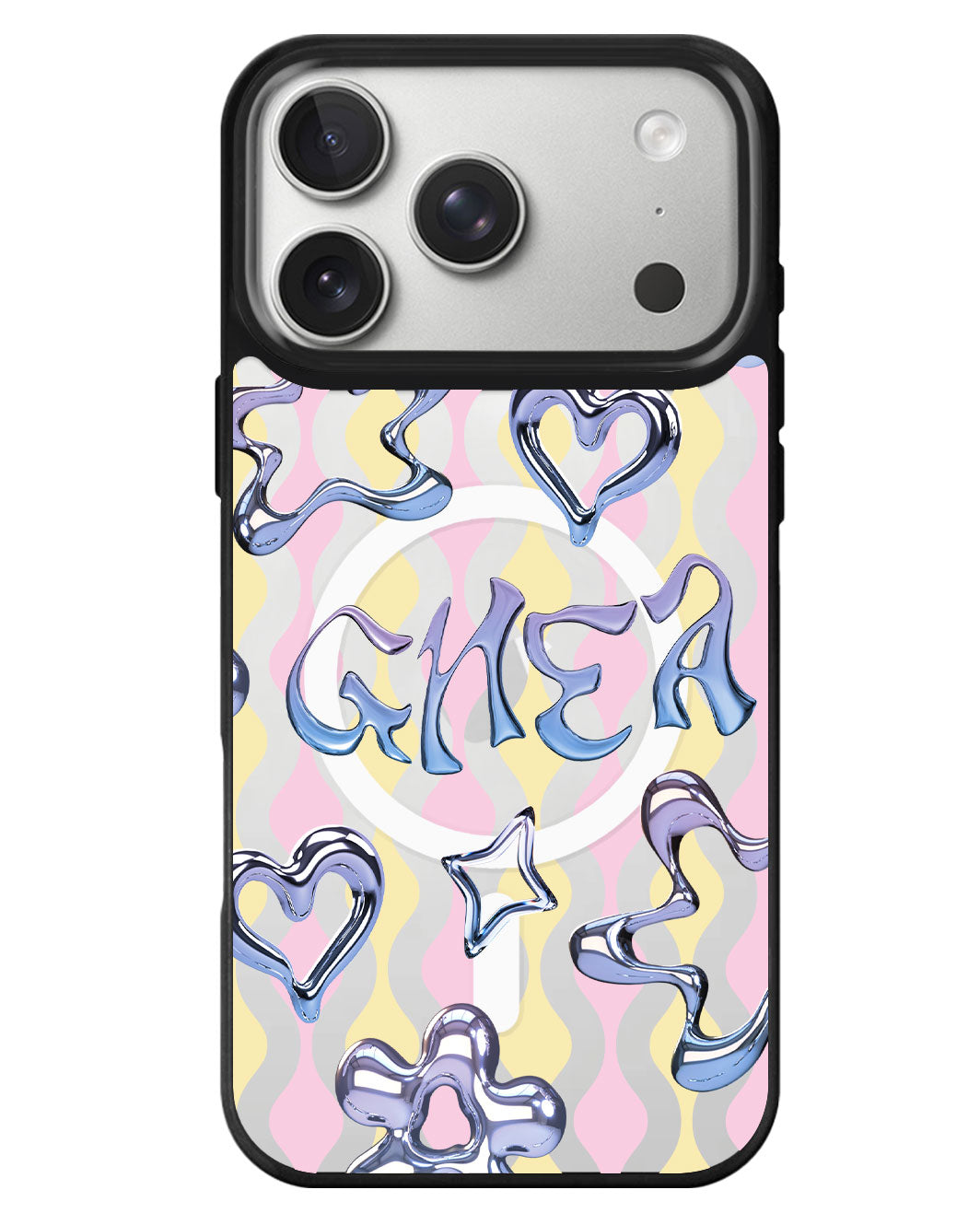 iPhone Rearguard MagSwap - Chrome Monogram 1.0
