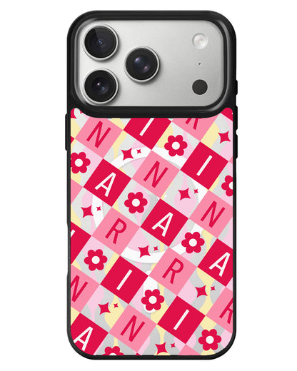 iPhone Rearguard MagSwap - Flower Grid Monogram 1.0