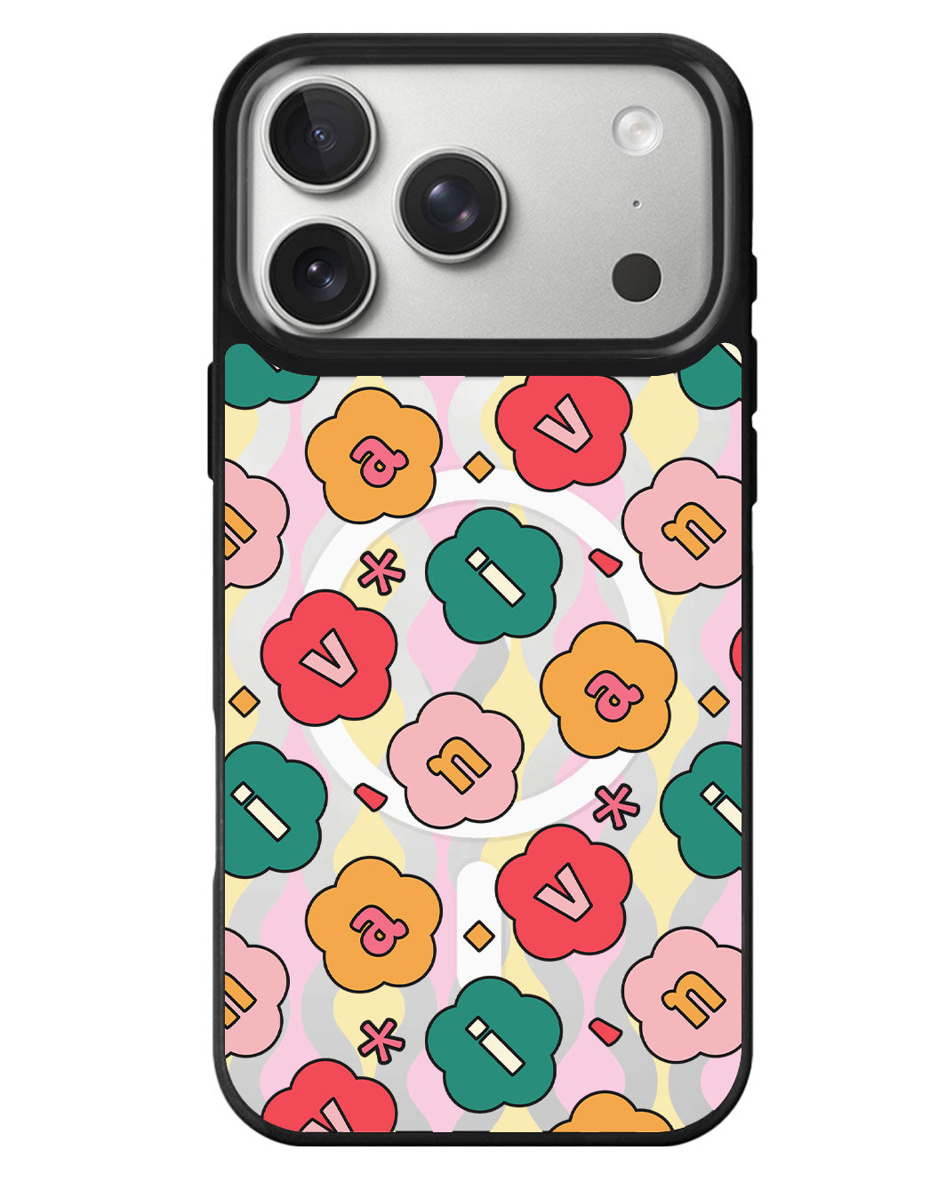 iPhone Rearguard MagSwap - Flower Petals Monogram 3.0