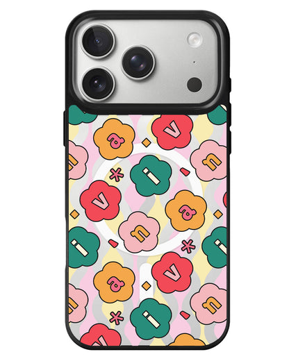 iPhone Rearguard MagSwap - Flower Petals Monogram 3.0