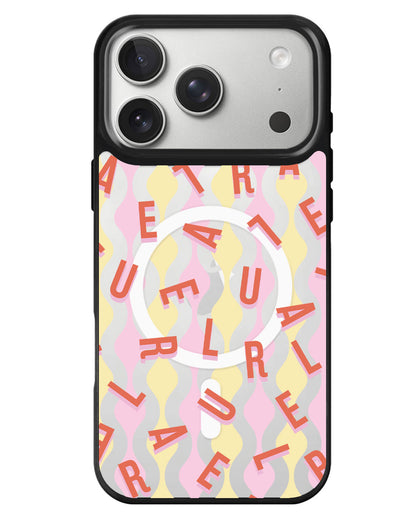 iPhone Rearguard MagSwap - Monogram 1.0 Coral