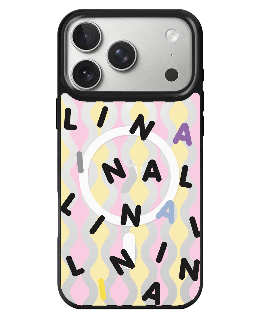 iPhone Rearguard MagSwap - Monogram 2.0 Hitam
