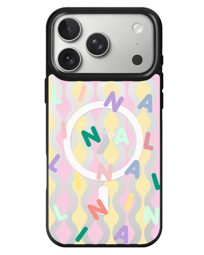 iPhone Rearguard MagSwap - Monogram 2.0 Rainbow