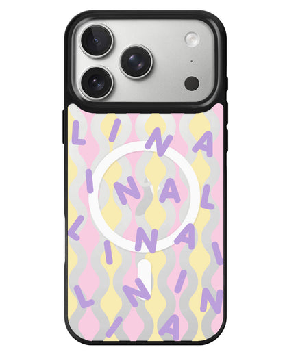 iPhone Rearguard MagSwap - Monogram 2.0 Ungu