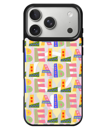 iPhone Rearguard MagSwap - Playful Monogram 5.0