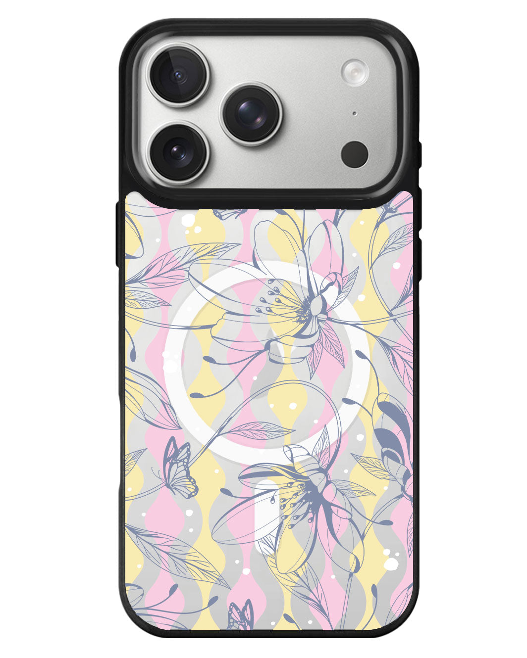 iPhone Rearguard MagSwap - Sketchy Flower & Butterfly 2.0