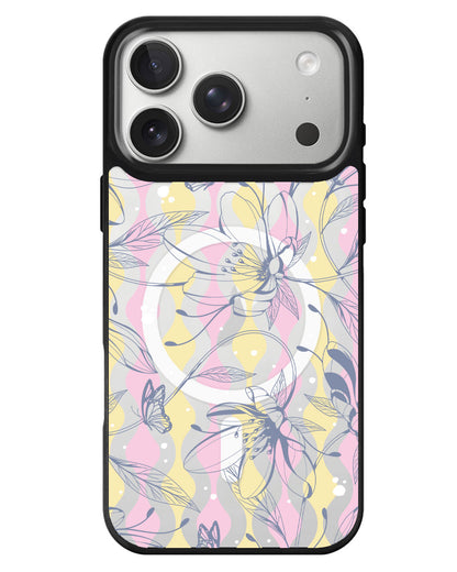 iPhone Rearguard MagSwap - Sketchy Flower & Butterfly 2.0