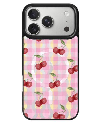 iPhone Rearguard MagSwap - Cherry Tartan