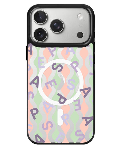 iPhone Rearguard MagSwap - Aespa Monogram