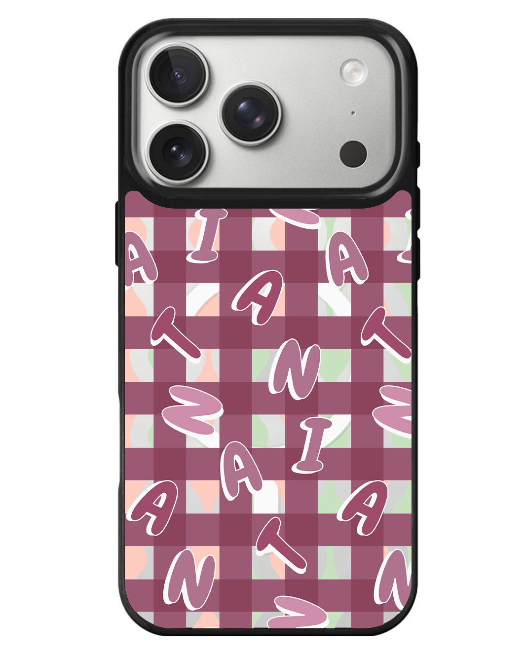 iPhone Rearguard MagSwap - Checkered Monogram 2.0