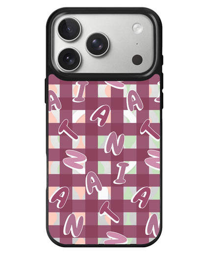 iPhone Rearguard MagSwap - Checkered Monogram 2.0