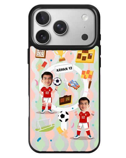 iPhone Rearguard MagSwap - Face Grid Dream Soccer