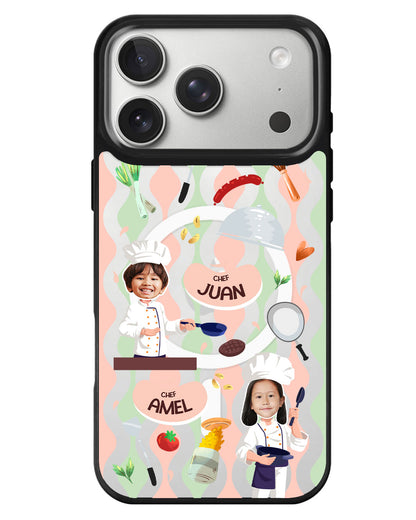 iPhone Rearguard MagSwap - Face Grid Dream Chef