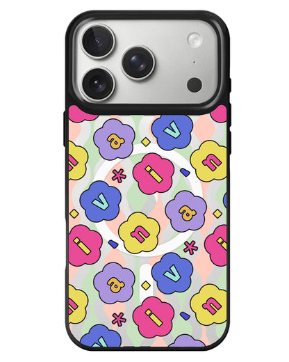 iPhone Rearguard MagSwap - Flower Petals Monogram 2.0