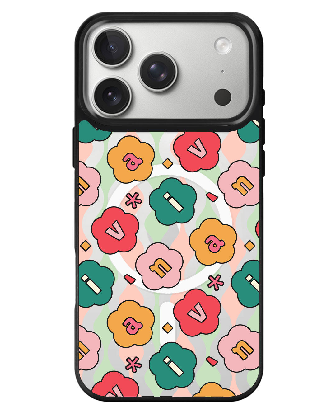 iPhone Rearguard MagSwap - Flower Petals Monogram 3.0