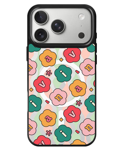 iPhone Rearguard MagSwap - Flower Petals Monogram 3.0