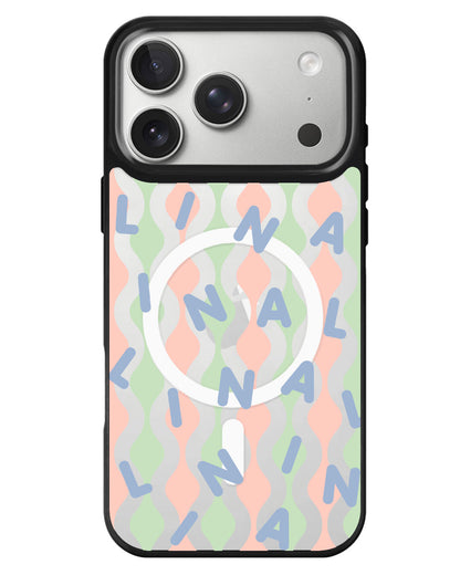 iPhone Rearguard MagSwap - Monogram 2.0 Blue