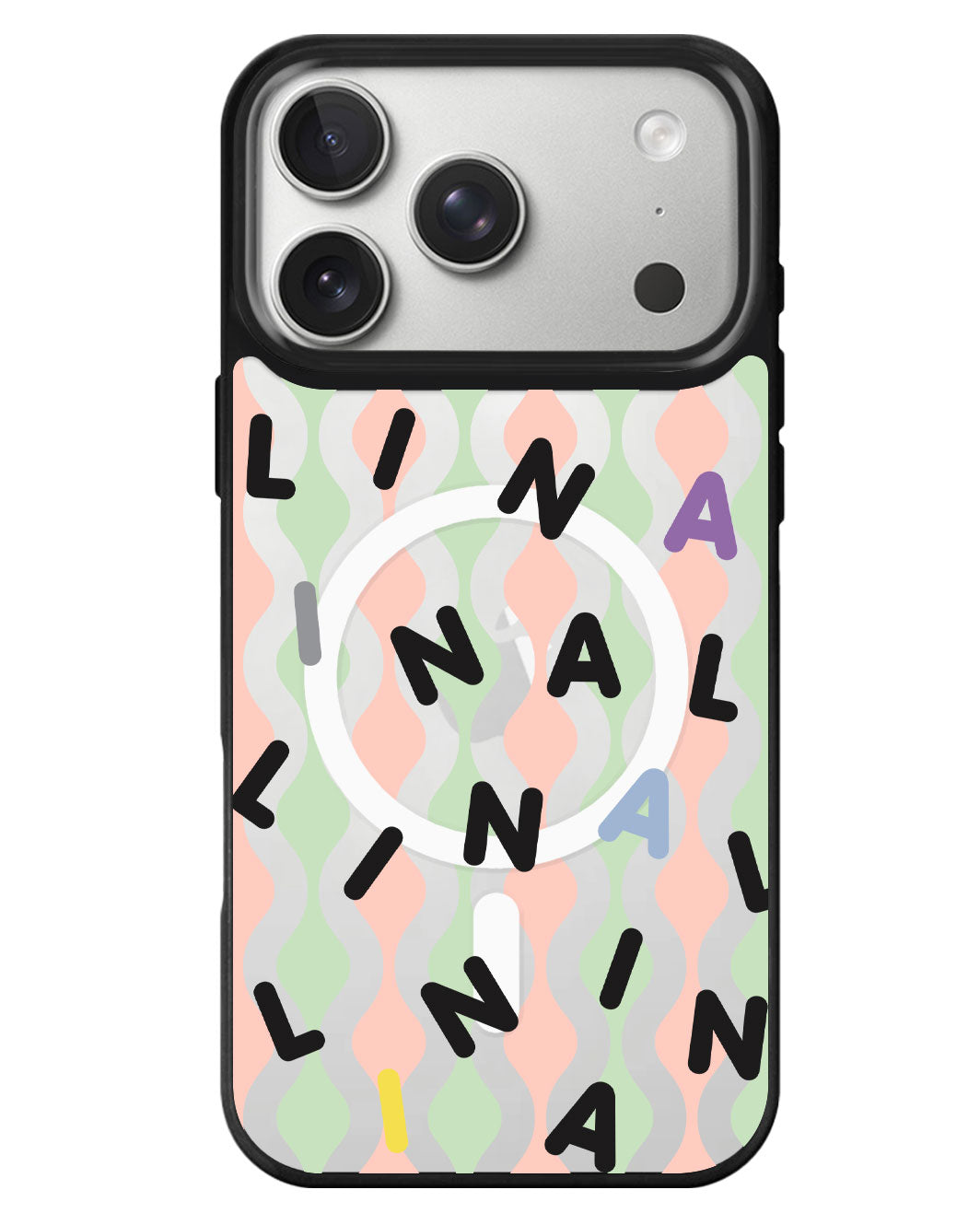 iPhone Rearguard MagSwap - Monogram 2.0 Hitam