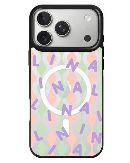 iPhone Rearguard MagSwap - Monogram 2.0 Ungu