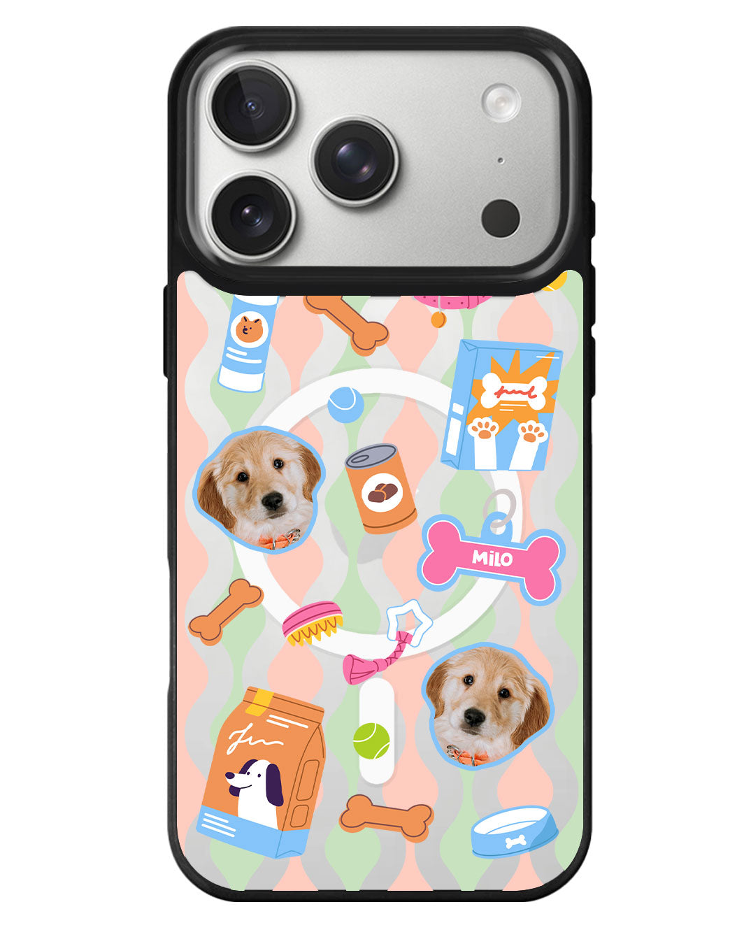 iPhone Rearguard MagSwap - Pet Grid Puppy Sweet Treats