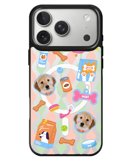 iPhone Rearguard MagSwap - Pet Grid Puppy Sweet Treats