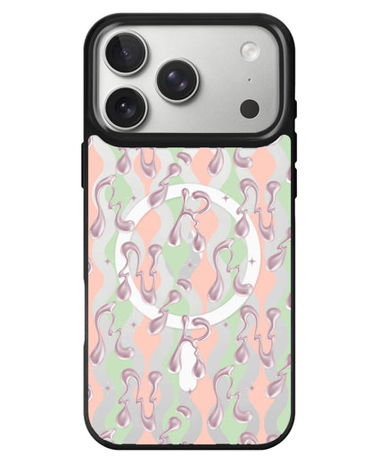 iPhone Rearguard MagSwap - Pink Chrome Monogram 2.0