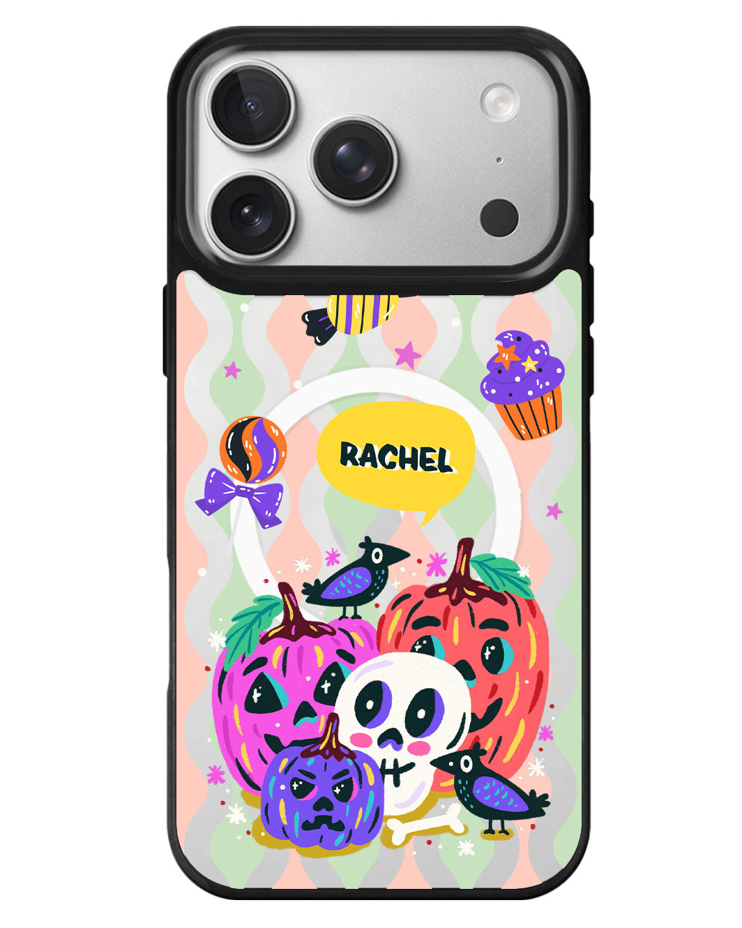 iPhone Rearguard MagSwap - Pumpkins Monster