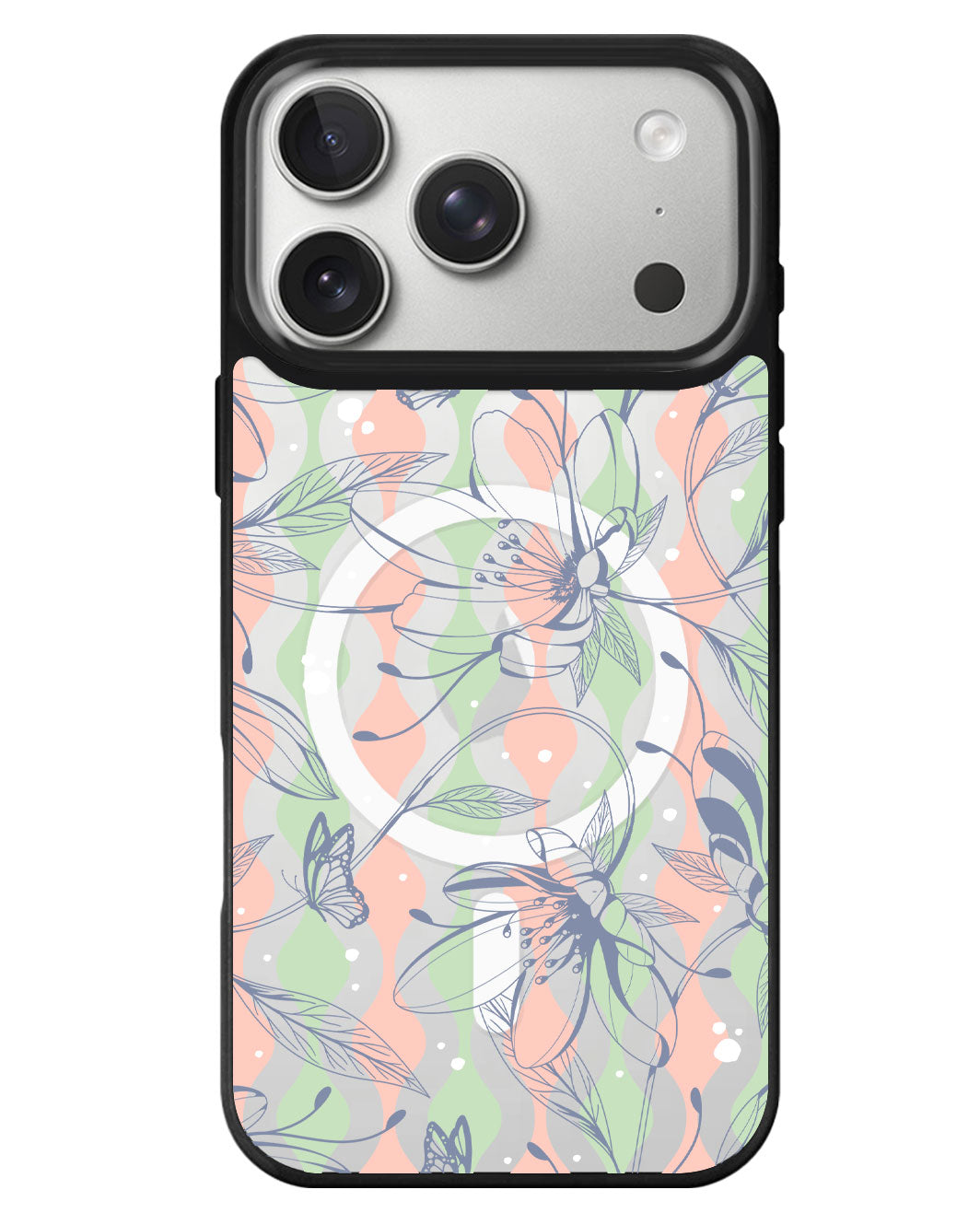 iPhone Rearguard MagSwap - Sketchy Flower & Butterfly 2.0