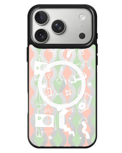 iPhone Rearguard MagSwap - Rock N Roll White