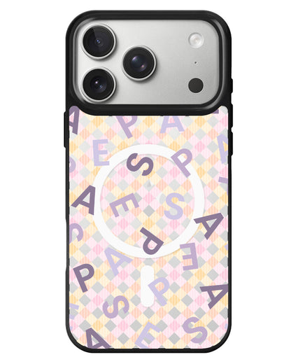 iPhone Rearguard MagSwap - Aespa Monogram