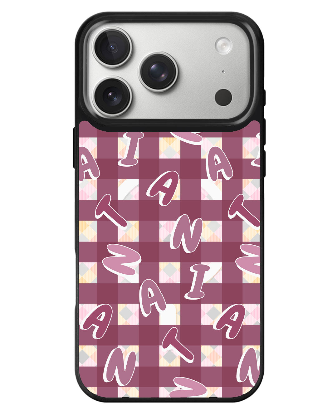 iPhone Rearguard MagSwap - Checkered Monogram 2.0