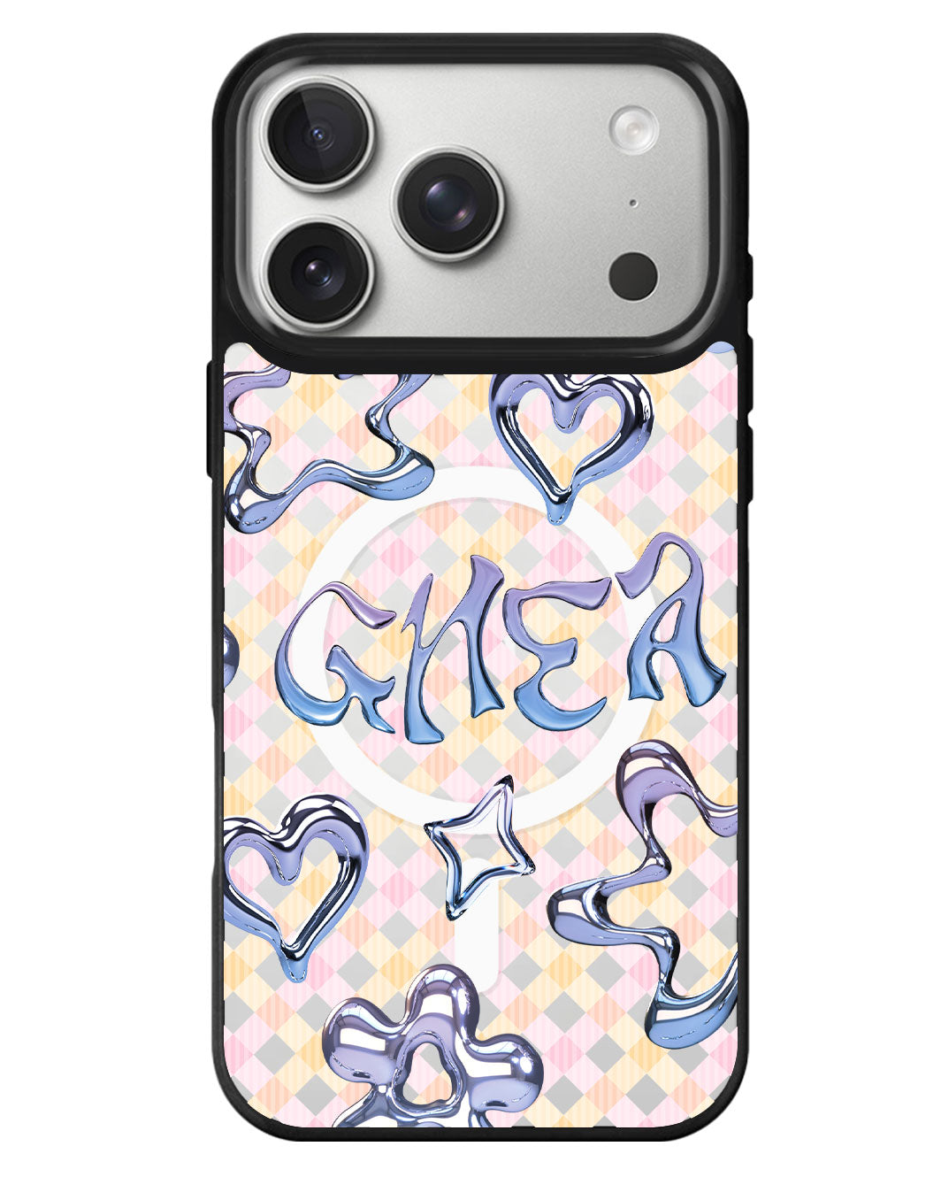 iPhone Rearguard MagSwap - Chrome Monogram 1.0