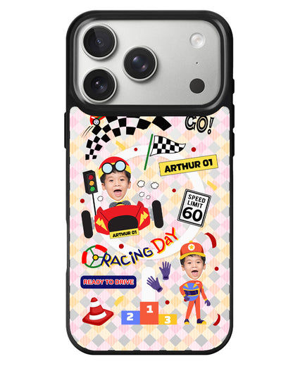 iPhone Rearguard MagSwap - Face Grid Dream Racer