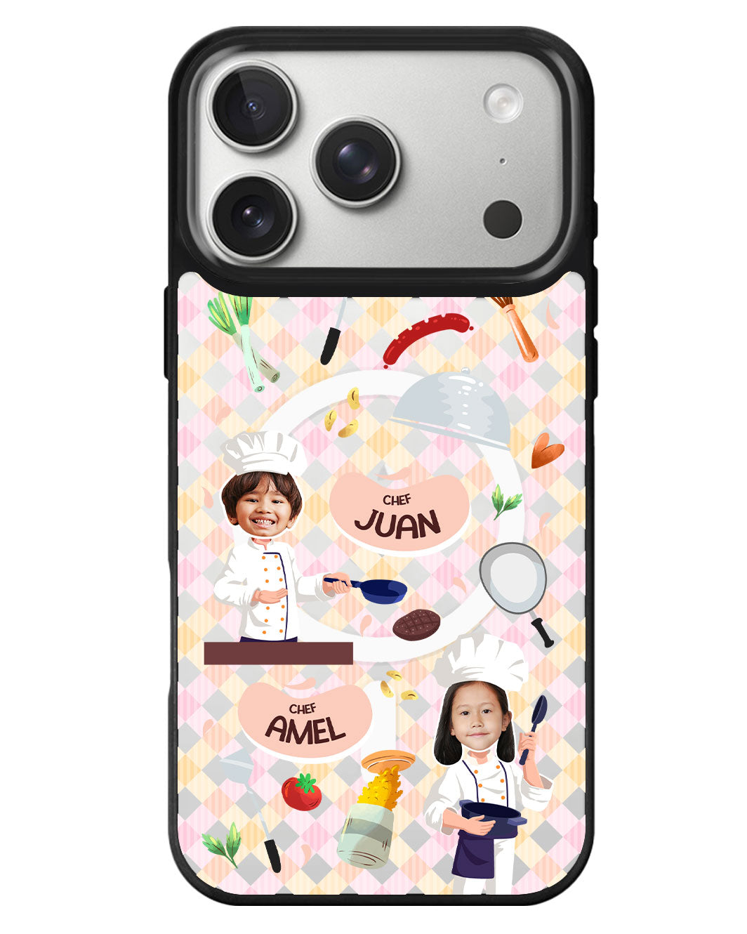 iPhone Rearguard MagSwap - Face Grid Dream Chef