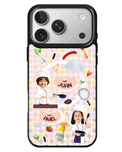 iPhone Rearguard MagSwap - Face Grid Dream Chef