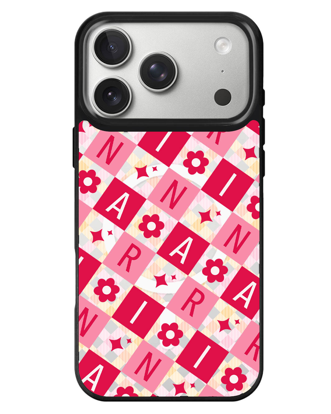 iPhone Rearguard MagSwap - Flower Grid Monogram 1.0