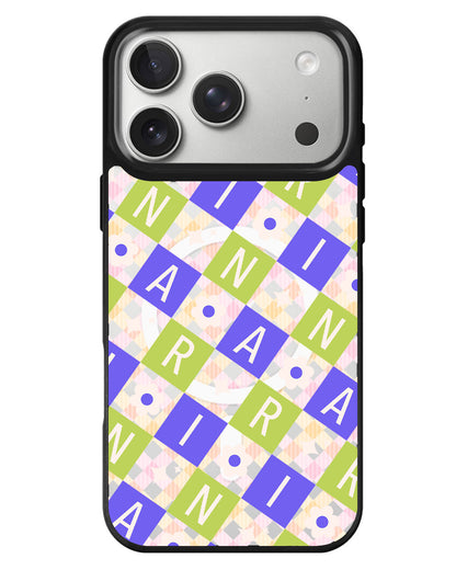 iPhone Rearguard MagSwap - Flower Grid Monogram 5.0