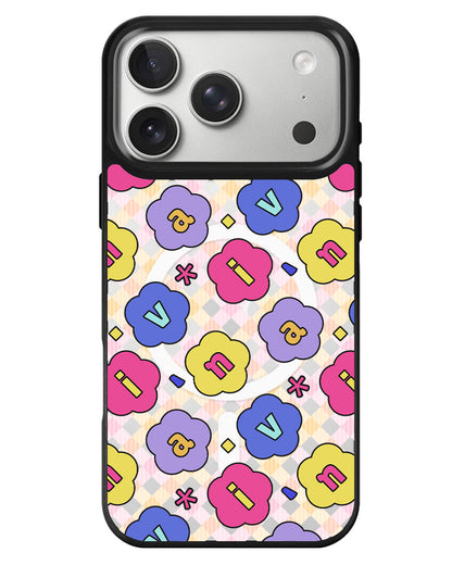 iPhone Rearguard MagSwap - Flower Petals Monogram 2.0
