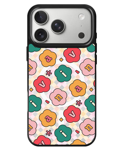 iPhone Rearguard MagSwap - Flower Petals Monogram 3.0