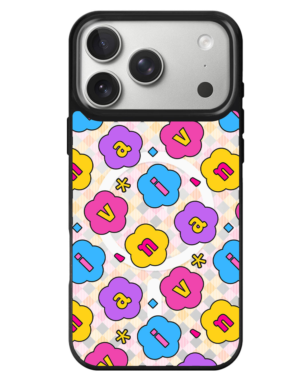 iPhone Rearguard MagSwap - Flower Petals Monogram 4.0